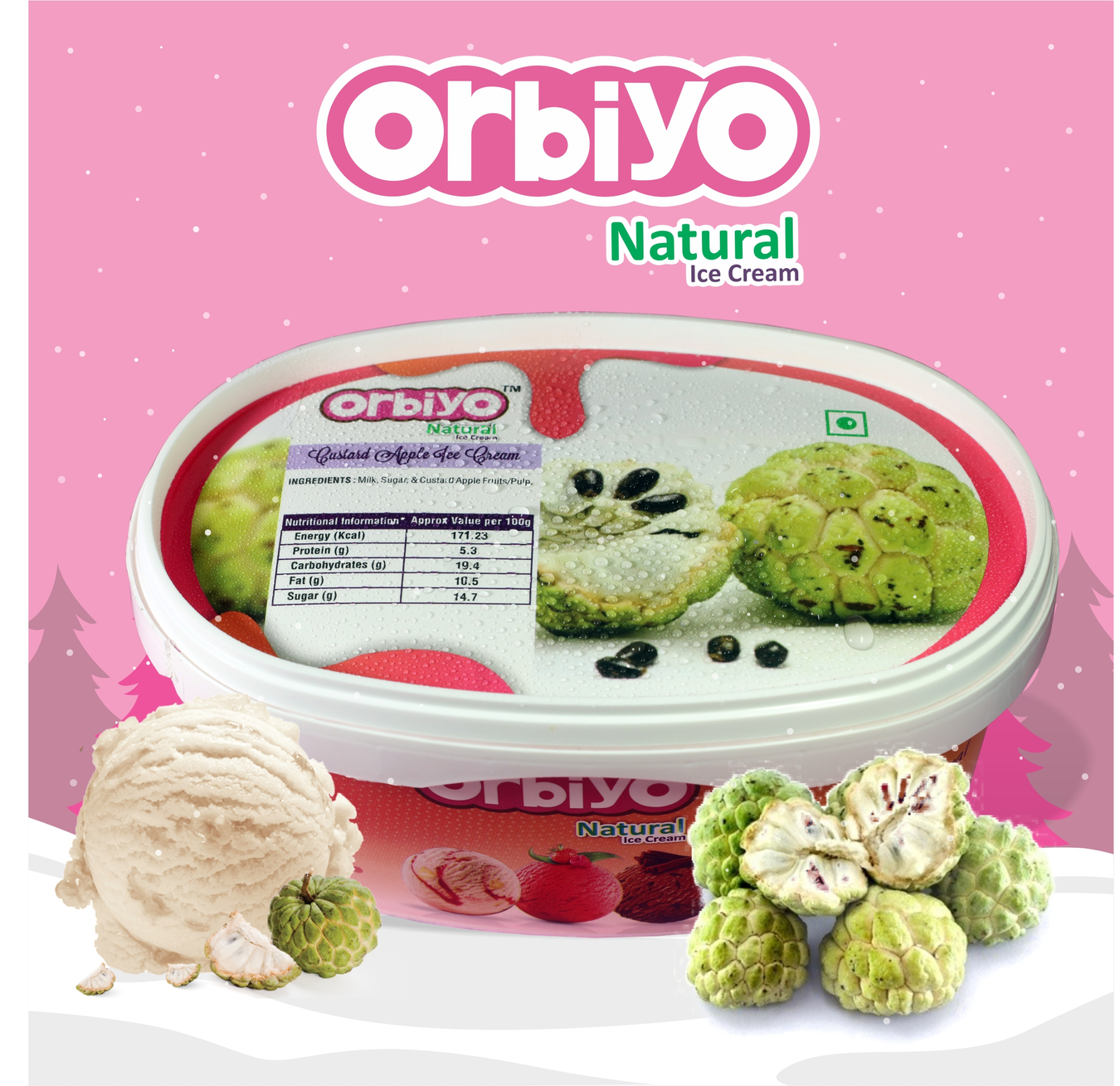 Orbiyo Natural Ice-cream