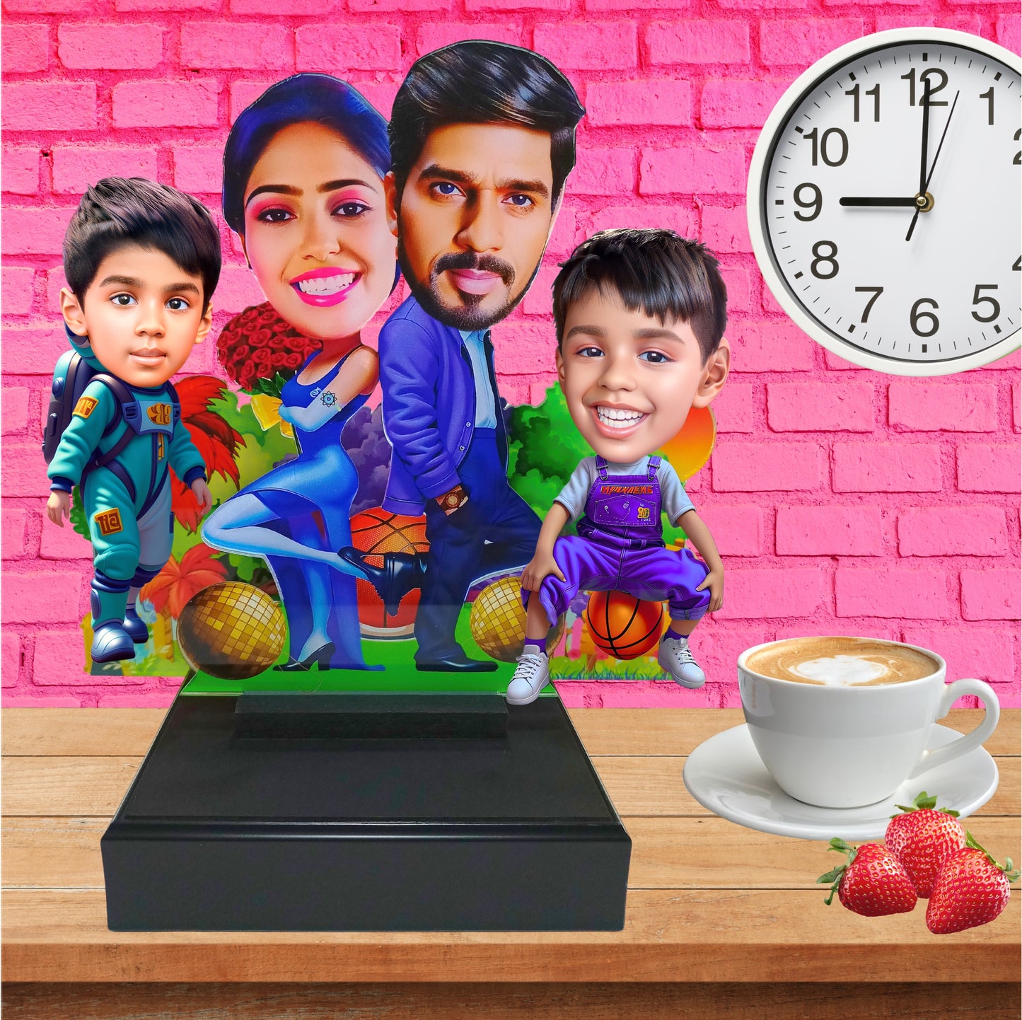Family Characters Acrylic TableTop Momento
