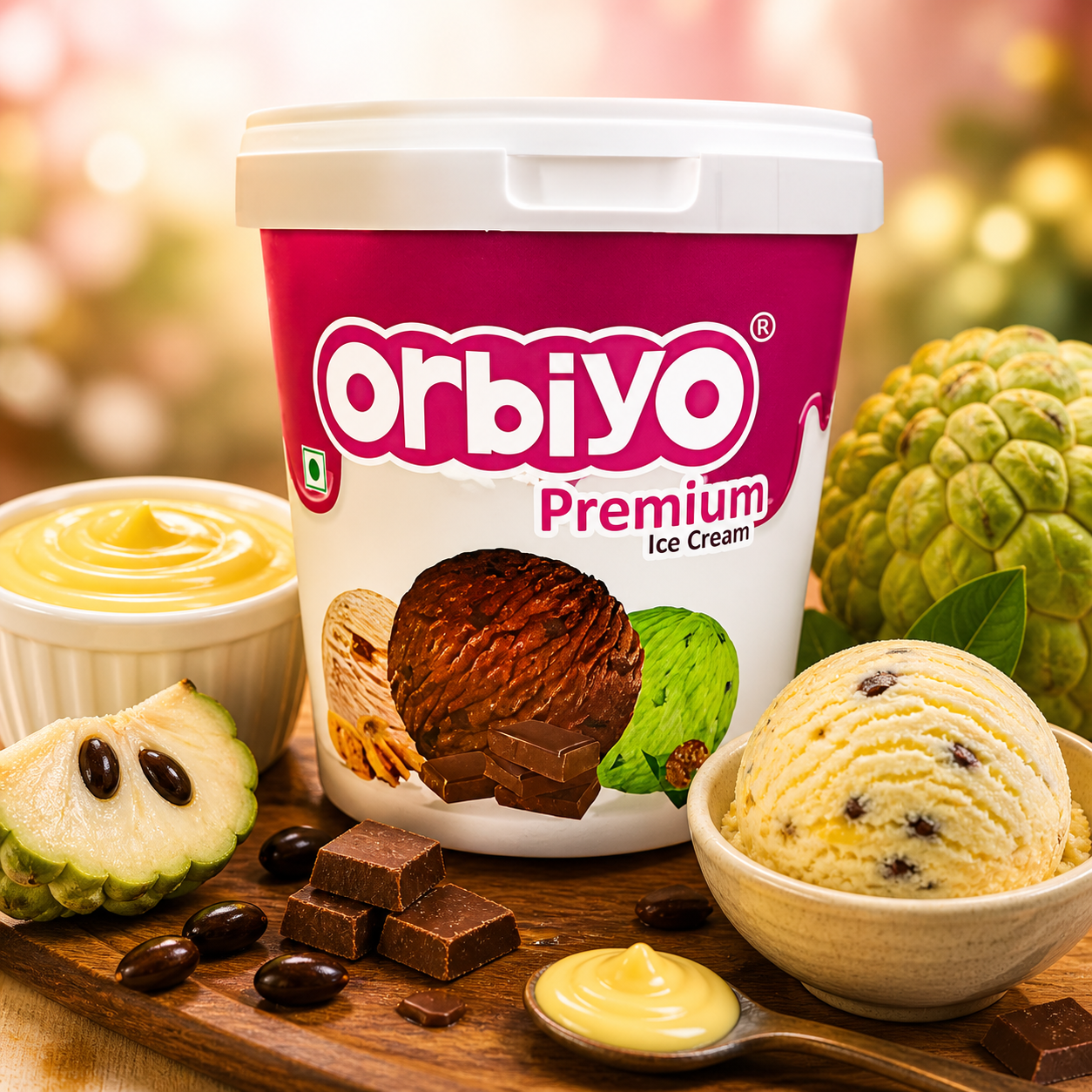 Custard Apple Ice-cream