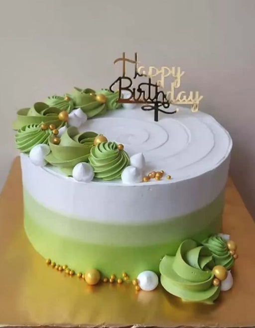 Green Rose Cake