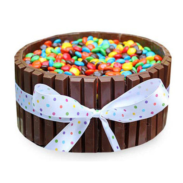 Kit-Kat Gems Cake - Cake Links