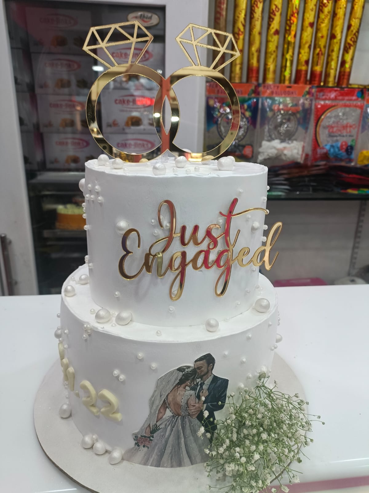 Engagement Cake