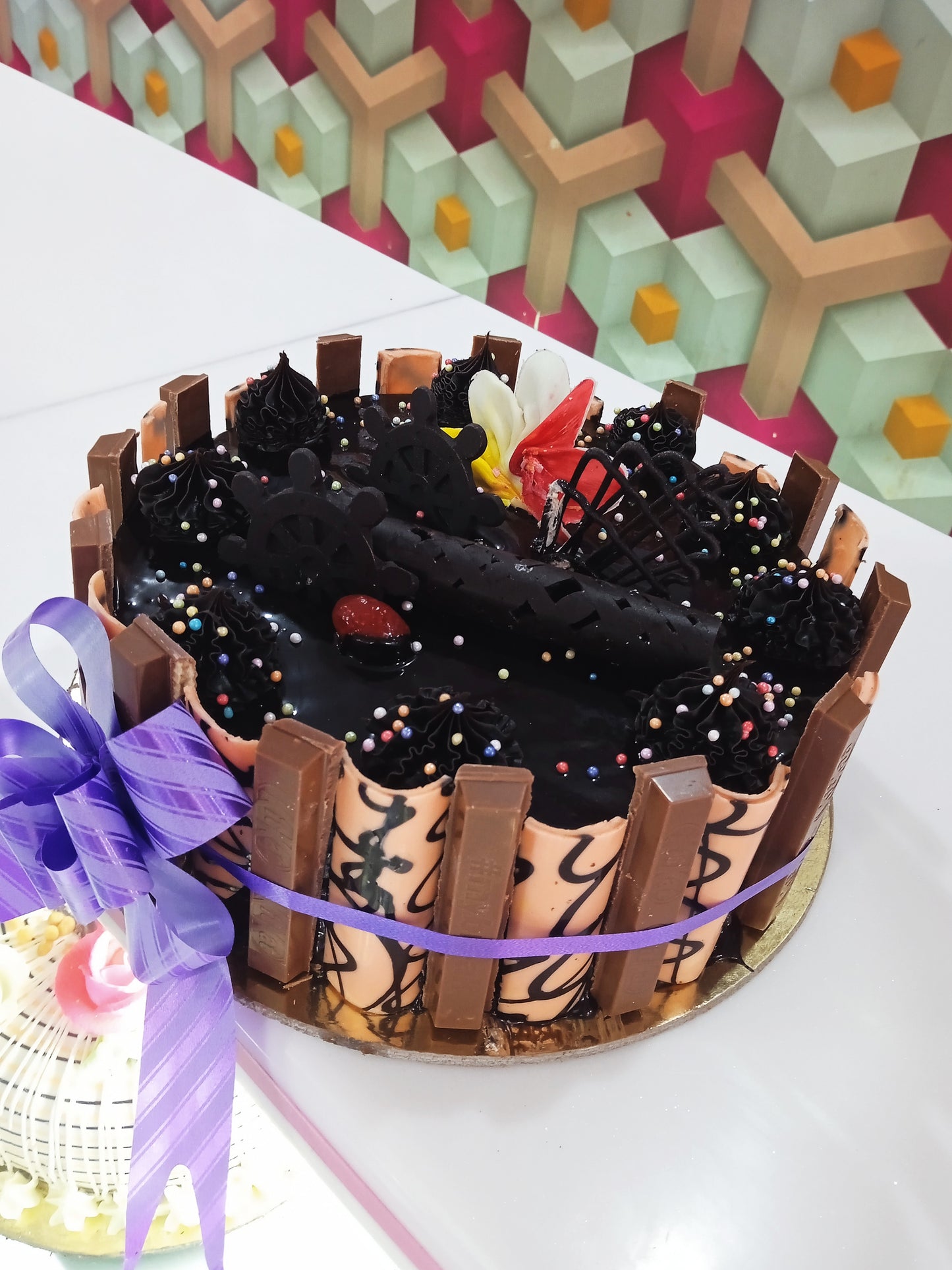 Chocolate Kitkat Cake