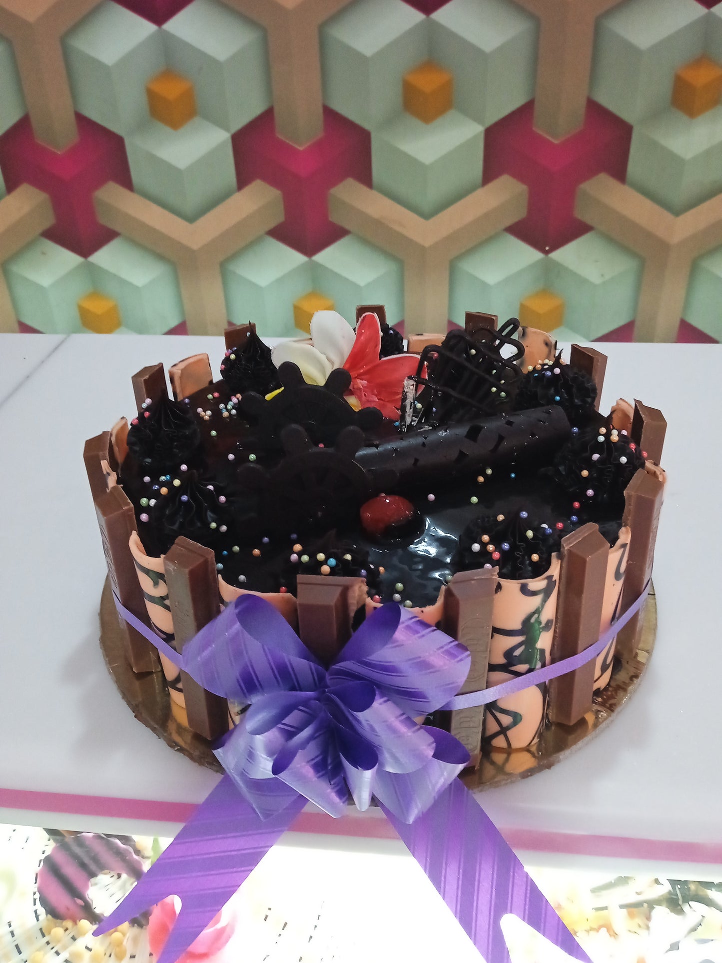 Chocolate Kitkat Cake