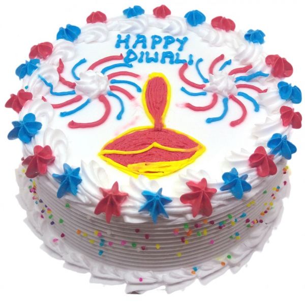 Diwali's White Forest Cake