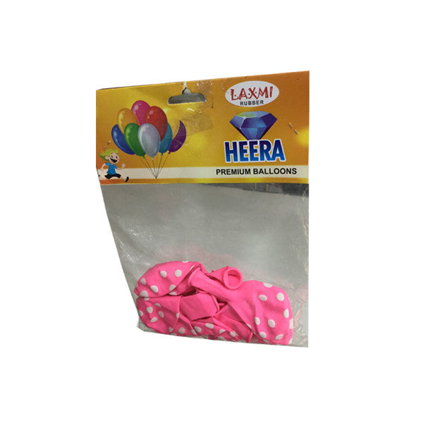 Pink Balloons having white dots in it specially for your princess birthday
