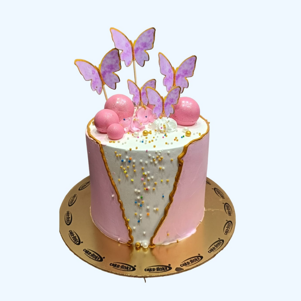 Pink Butterfly Cake — Cake Links