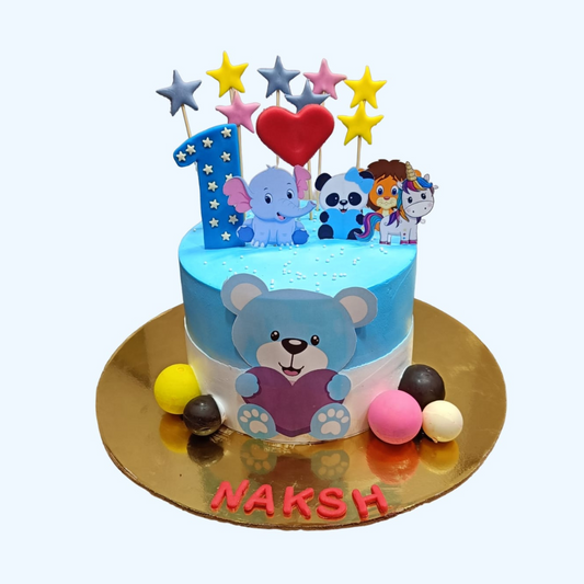 Teddy Cut Out Cake