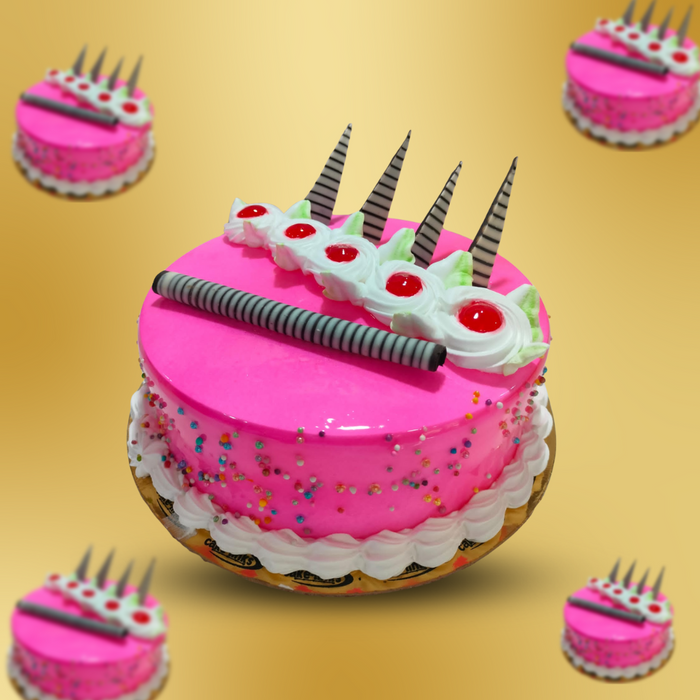 Mix flavor Cake (pink mix cake)