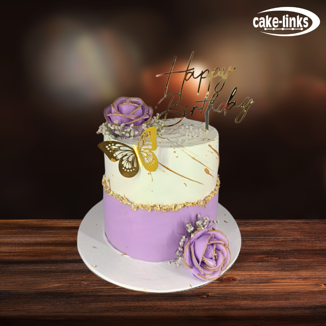 Purple Golden Cake