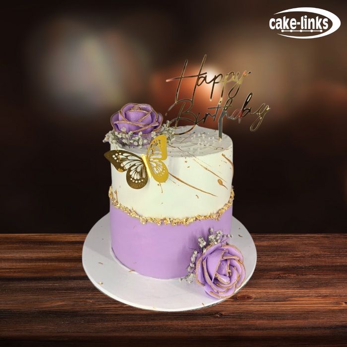 Purple Golden Cake