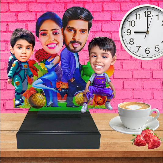 Family Characters Acrylic TableTop Momento