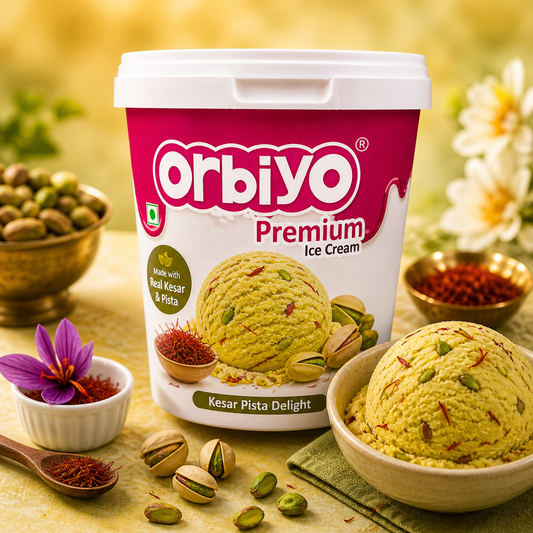 Kesar Pista Ice-cream