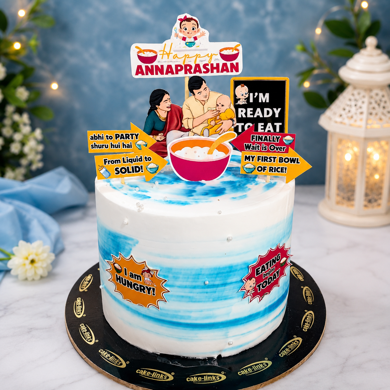 Happy Annaprashan Celebration Cake