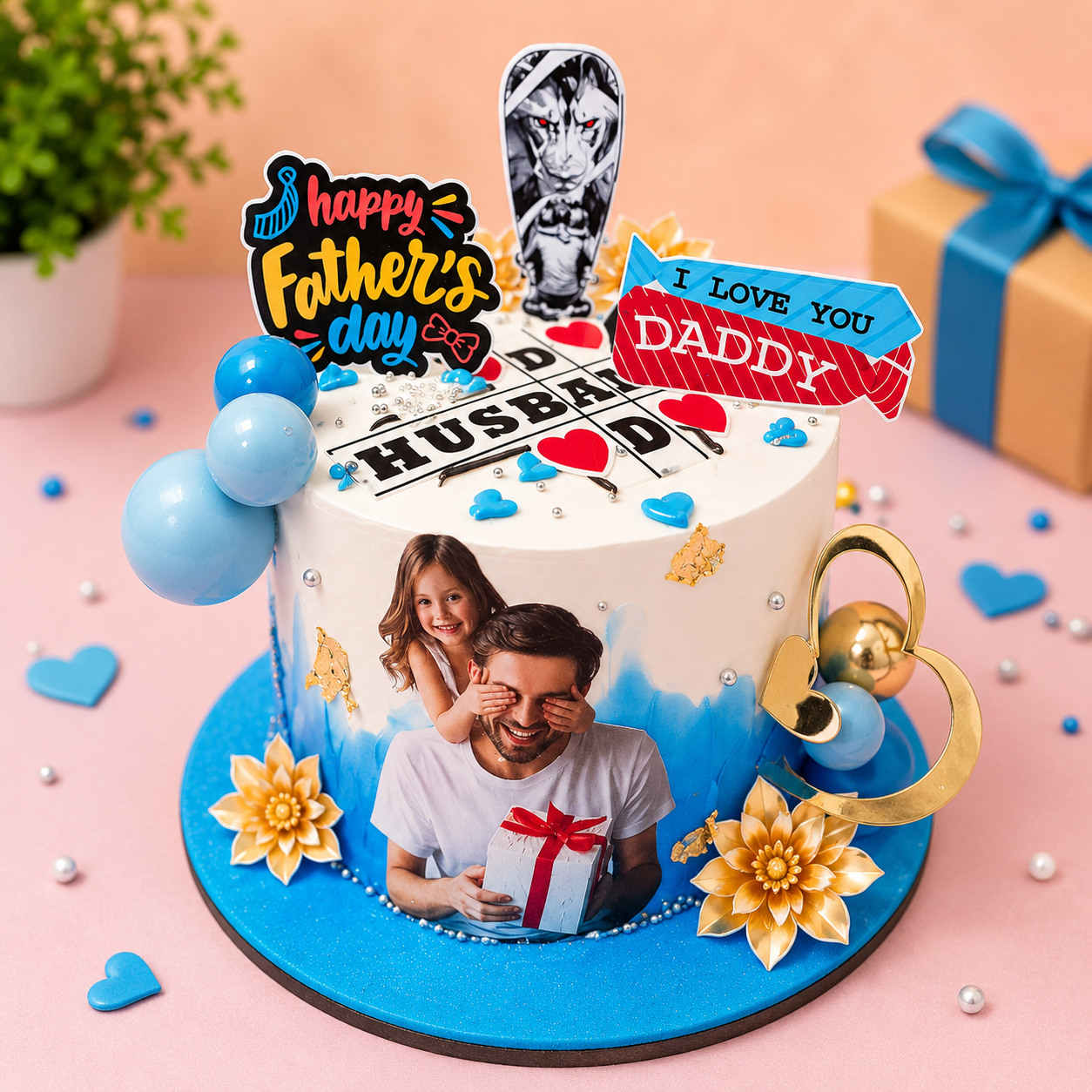 Colourful Father's Day Cake