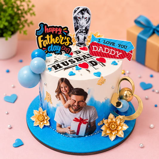 Colourful Father's Day Cake