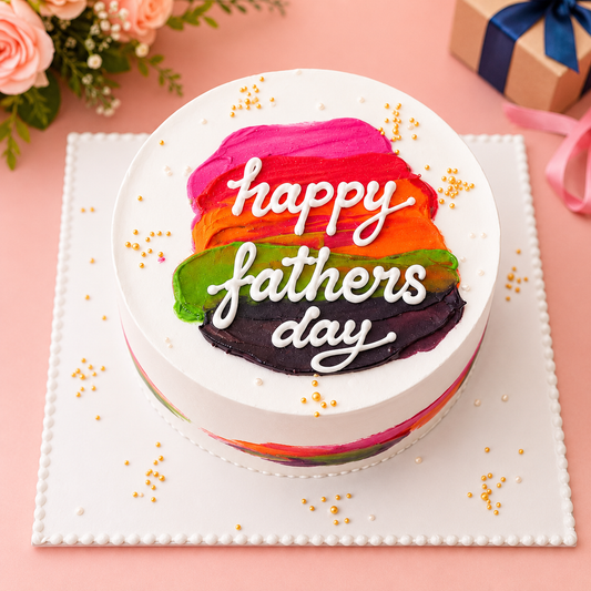 Colourful Father’s Day Cake