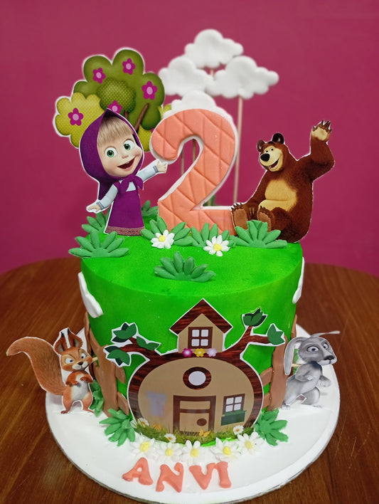 Masha And The Bear Cake