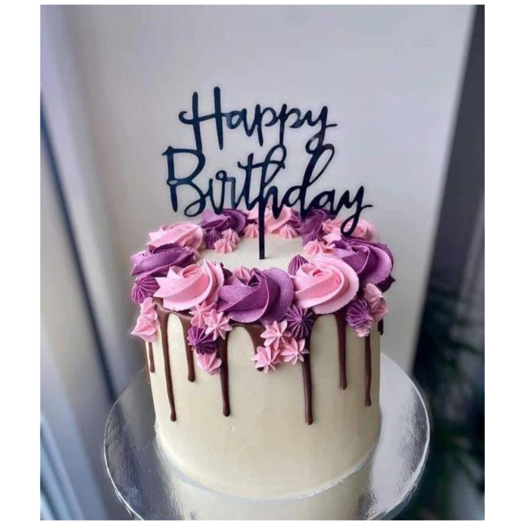 Colour Full Flower Cake