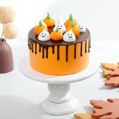 Spooktacular Pumpkin Bliss Cake