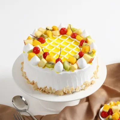 Fresh Fruits Cake