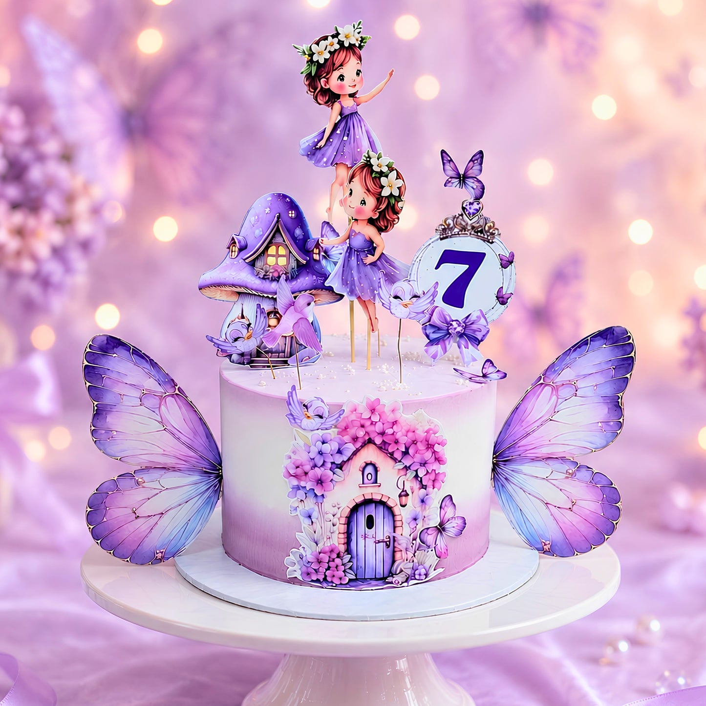 Purple Fairy Dream Cake