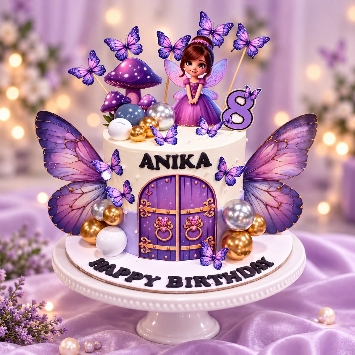 Purple Fairyland Cake