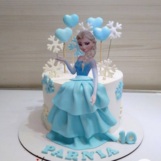 Elsa Doll Cake