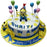 Minion Balloon Cake
