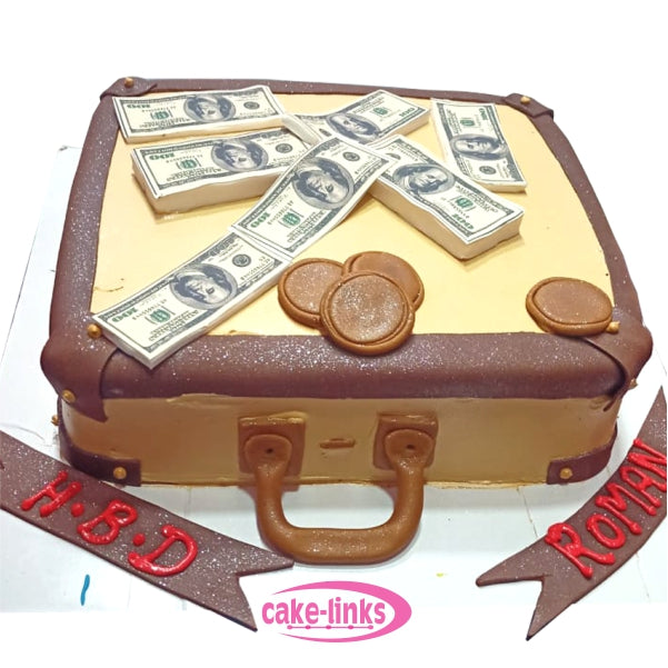 Money Bag Cake