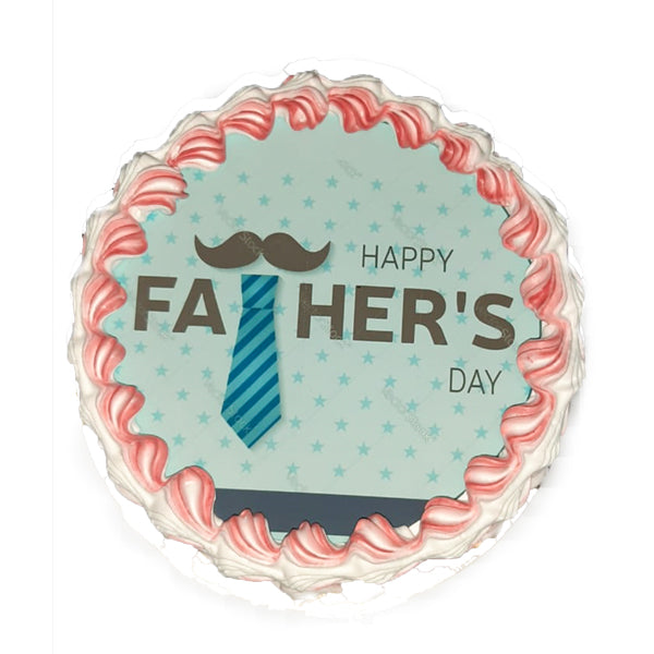 Father's Day Mustache Cake