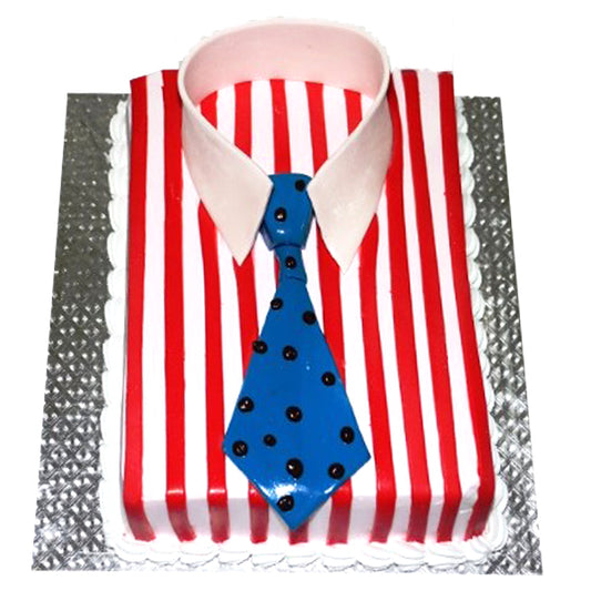 Striped Shirt Cake