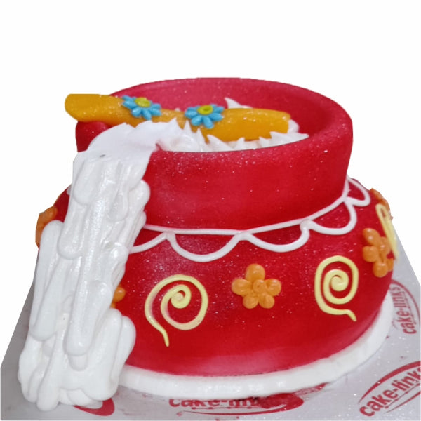Matki Cake - YouTube | Cake, Cake youtube, Fondant flowers