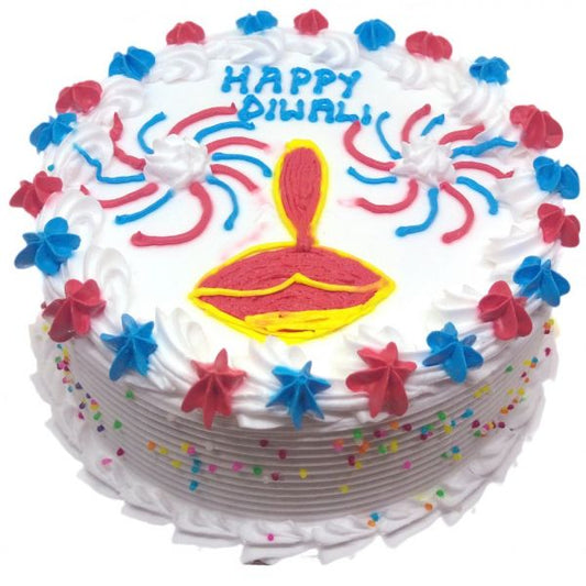 Diwali's White Forest Cake