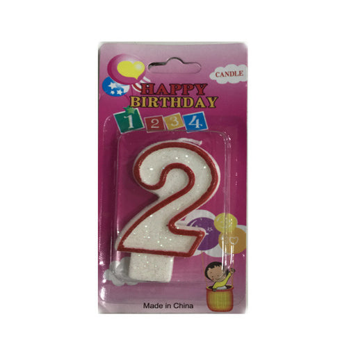 Birthday number candles 